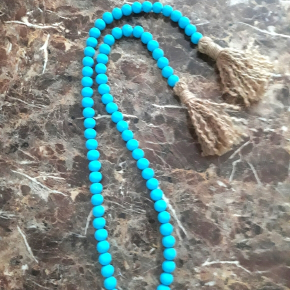 Blue beads